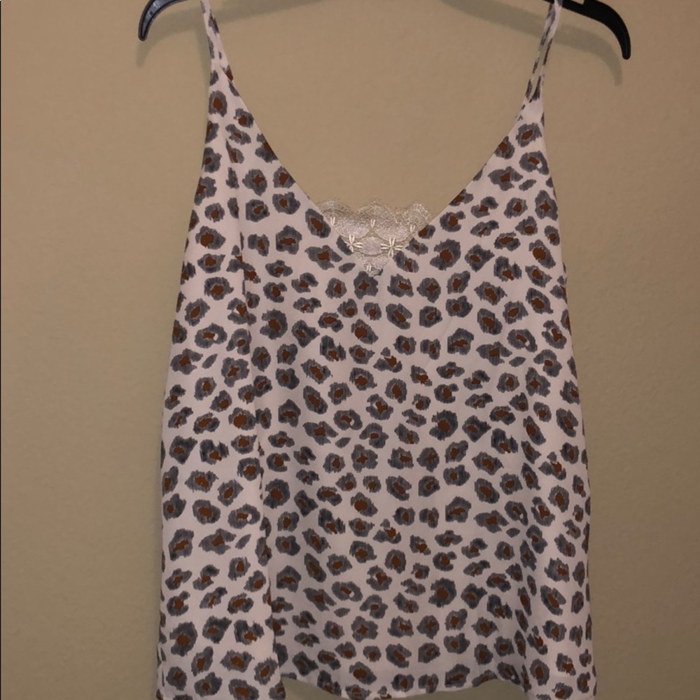 Cheetah dressy tank